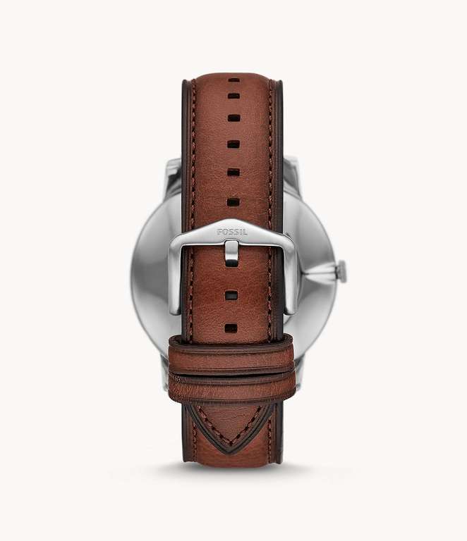 The Minimalist Three-hand Luggage Eco Leather Watch - £36.72 (With Extra 20% Off At Checkout + Newsletter Code) + Free Shipping - @ Fossil