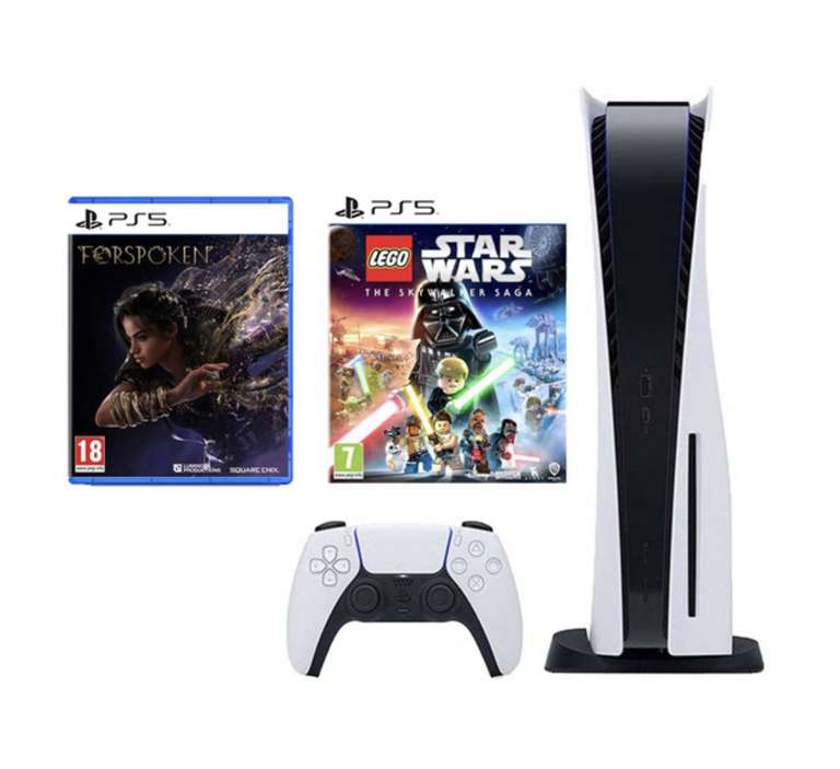 SONY PlayStation 5, Forspoken & LEGO Star Wars: The Skywalker Saga Bundle