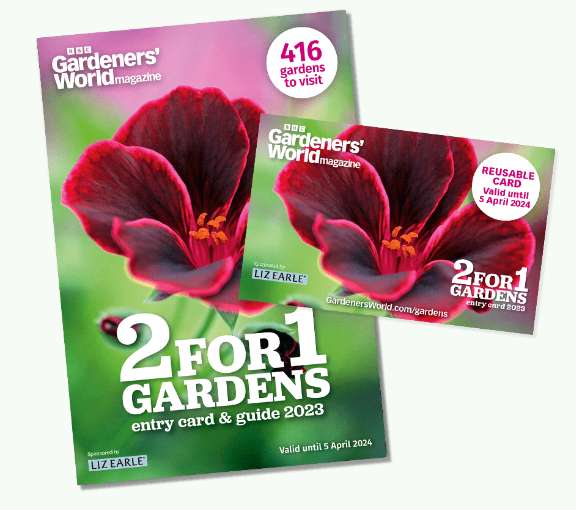 Gardener's World 2 for 1 Entry Card at 416 Gardens for a year (May Issue) £8.50 @ Gardeners World