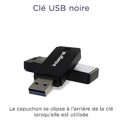 Integral 64GB Black USB 2.0 Memory Flash Drive