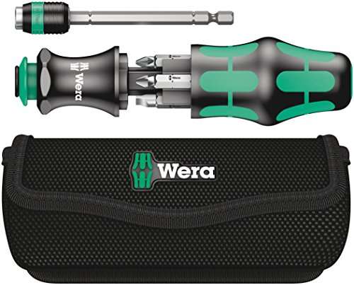 Wera Compact Tool Set "Kraftform 20" with Pouch, SL/PH/PZ, 7 Pieces