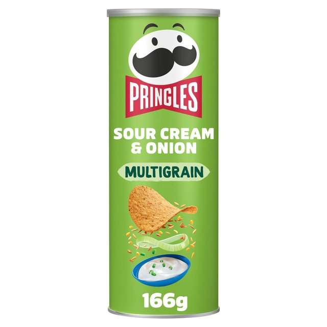 Pringles Sour Cream & Onion Multigrain 166g - Plymouth