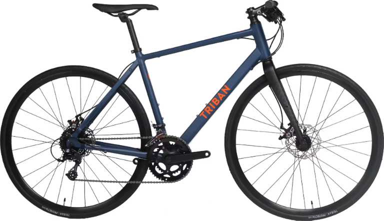 TRIBAN Road Bike RC 120 Flat Bar Disc Brake - Size S, M & XL