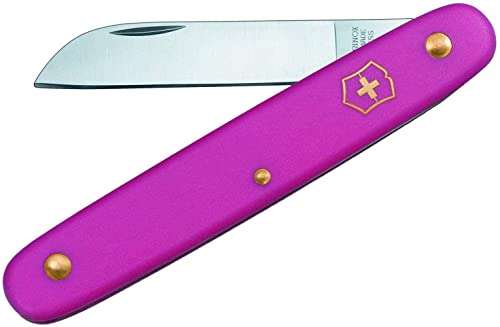 Victorinox Garden Floral Knife, Swiss Made, Straight Blade, Stainless Steel