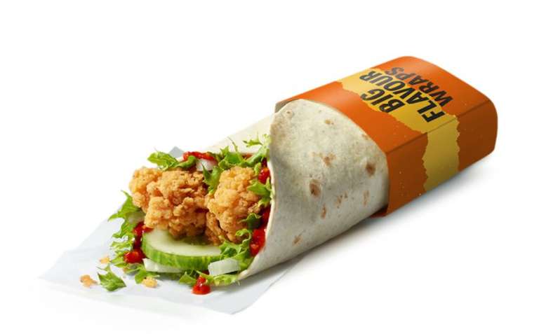 The Spicy Sriracha Chicken One Wrap - Crispy or Grilled £1.99 (Every Wednesday) @ McDonalds