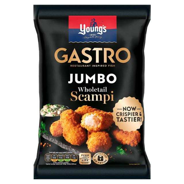 Young's Wholetail Scampi 230g in Warwick