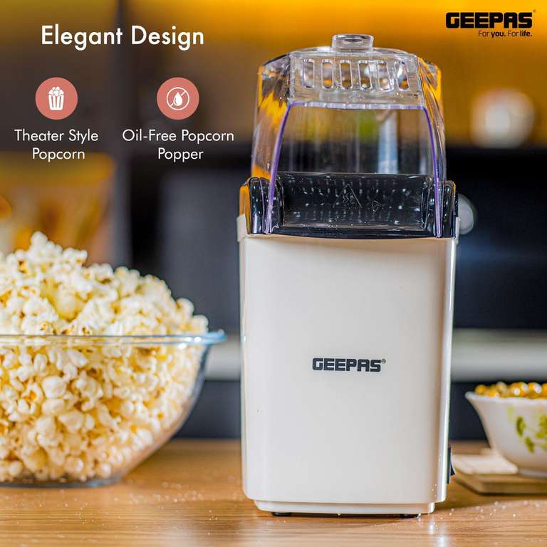 Generic 1200W Popcorn Popper Popcorn Maker Electric Popcorn Machine No Oil Needed for Home Family Kids Purple