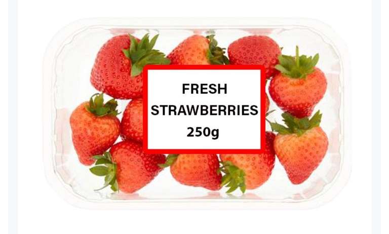 250g Strawberries 89p @ Farmfoods