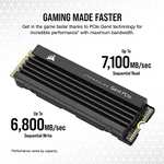 Corsair MP600 PRO LPX 2TB M.2 NVMe PCIe x4 Gen4 SSD - Optimised for PS5 (Up to 7,100MB/sec Read & 6,800MB/sec £117.99 delivered @ Amazon