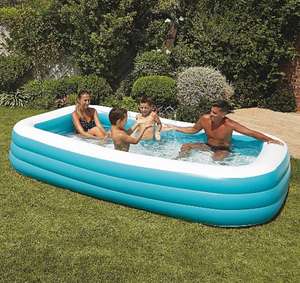 Kid Connection 10ft x 6ft Rectangular Inflatable Paddling Pool £30 free click & collect at Asda