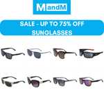 Sale - Up to 75% Off Sunglasses (£4.99 Delivery, Free On Orders Over £100) - @ MandM Direct
