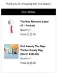 Tria Hair Removal Laser 4X + Goody Bag - £222.75 with code @ Cult Beauty