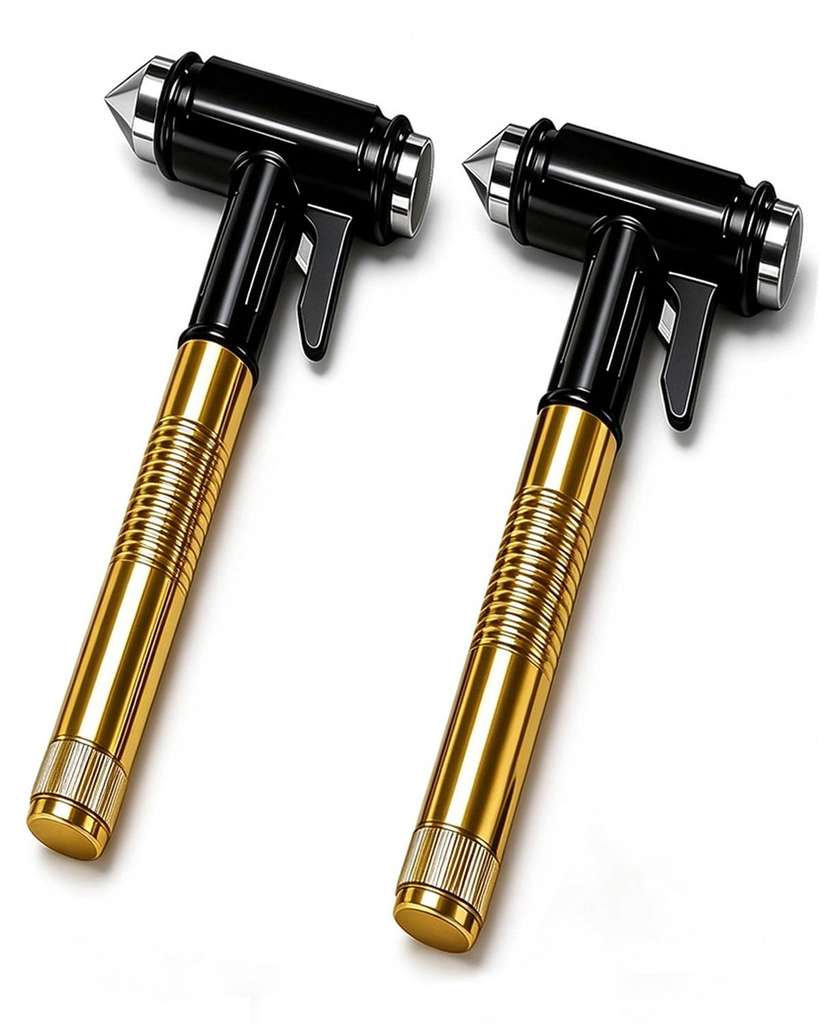 2Pcs Car Window Breaker, Car Safety Hammer Escape Tool With Seatbelt ...