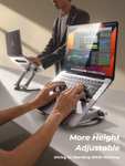 LISEN Adjustable Laptop Stand for Desk, Aluminum Foldable Laptop Riser W/Code - Sold by SFYou FBA