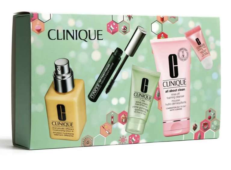 Clinique 5-Piece Festive Fall Favourites Star Gift Set - £35.55 With Voucher Code + Free Delivery @ Boots