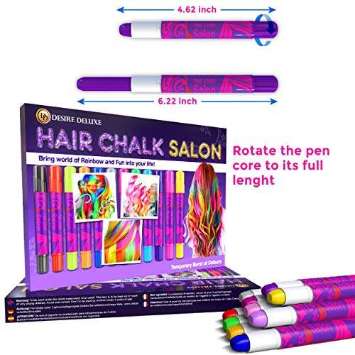 Desire Deluxe Hair Chalk Gift for Girls - £8.99 Dispatches from Amazon Sold by TechStone Shop