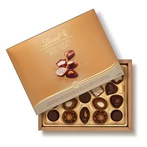 Lindt Swiss Luxury Selection Chocolate Box, Milk, White and Dark Chocolate - 19 Pralines, 195g £6.50 / £6.18 via sub & save @ Amazon