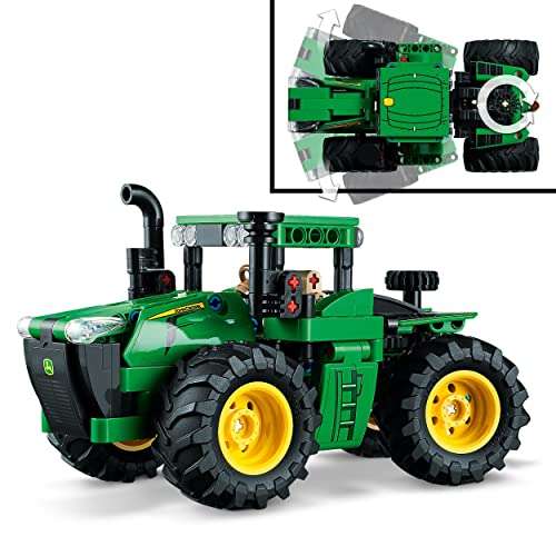 LEGO 42136 Technic John Deere 9620R 4WD Tractor Toy with Trailer - £20 @ Amazon