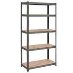 SONGMICS 5-Tier Shelving Unit, Steel Shelving Unit for Storage, for Garage, Shed, Load Capacity 875 kg £31.44 sold and FB Songmics @ Amazon