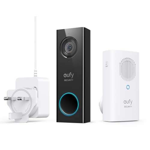eufy security Wi-Fi Video Doorbell, 2K Resolution £89.99 @ Sold by AnkerDirect UK & Fulfilled by Amazon