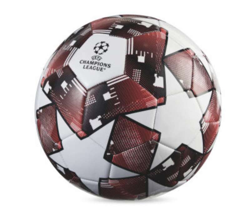 Red & Blue Hy-Pro UEFA Champions League Size 5 Football - £8.99 @ Aldi