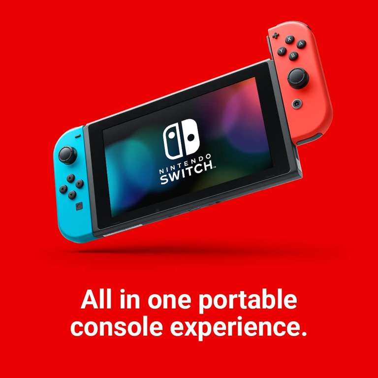 Nintendo Switch Neon Console with FREE Mario Kart 8 Download + 3 Month Nintendo Switch Online Subscription £259 (Free collection) @ Very