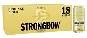 Strongbow Original Cider 18X440ml (Clubcard Price)