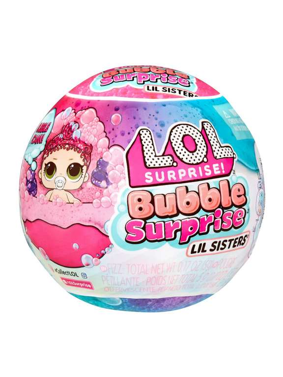 Buy One Get One Free On Selected LOL Surprise eg L.O.L. Surprise! Bubble Surprise Lil Sisters £5.99 (Free C&C)