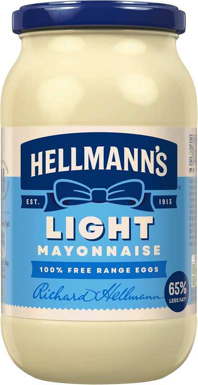 Hellman's Light Mayonnaise 400ml (instore - Walsall/Blakenall)
