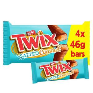 Twix Salted Caramel 4 Pack are 79p @ Heron Foods Bury