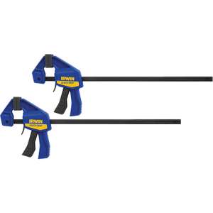 Irwin Quick-Grip Mini 2 Pack 12''/300mm £10.98 + Free Click & Collect @Toolstation