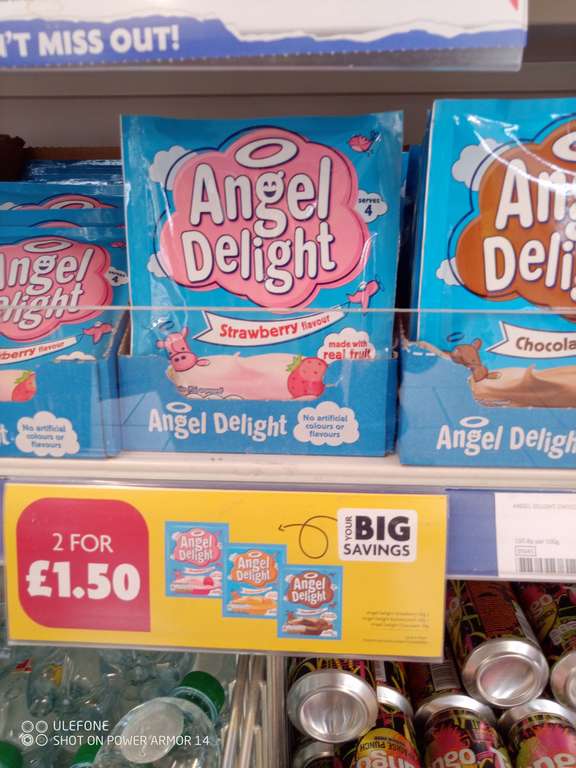 Angel Delight (various flavours) 2 for £1.50 Heron foods Grimsby (Lincolnshire)