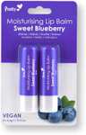 2 Pack Pretty Moisturising Lip Balm - Watermelon Crush OR Sweet Blueberry (90p/85p with Subscribe & Save)