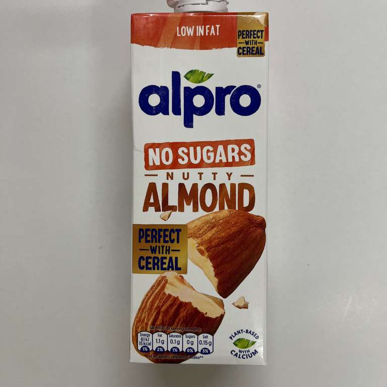 Alpro Nutty Almond Drink (no sugars)in Page Moss, Liverpool