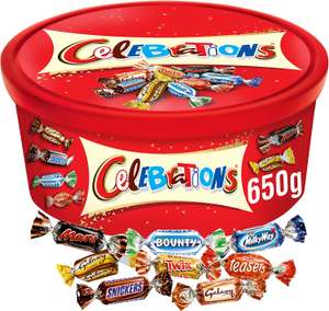 Celebrations Assorted Chocolate Tub, 650g - £2.50 instore @ Asda, Bournemouth