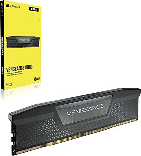 CORSAIR VENGEANCE DDR5 RAM 32GB (2x16GB) 6000MHz CL36 Intel XMP iCUE Compatible Computer Memory