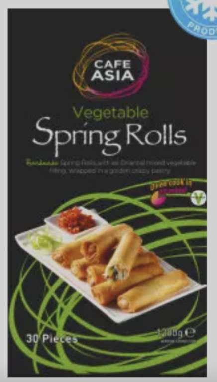 Cafe Asia Vegetable Spring Rolls (Instore)