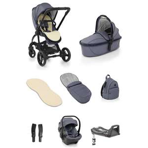 Egg 2 Stroller Luxury Shell i-Size Travel System Bundle, Chambray - £995 Delivered @ Trendy Baby