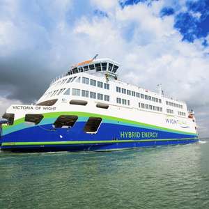 2 Kids per adult travel free during school holidays inc May on Isle of Wight Ferries - day return (foot passenger)