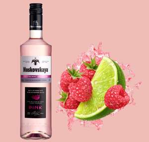 Moskovskaya Pink Vodka Raspberry & Lime 70cl £15 @ Amazon