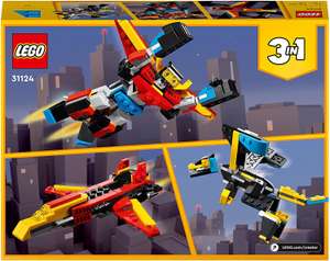 LEGO Creator 3-in-1 31124 Super Robot £6.29 + £2 collection @ John Lewis & Partners