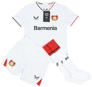 Kids (ages 2-7) 2022-23 Bayer Leverkusen Third Full Kit w/code