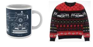 Back to the Future Knitted Christmas Jumper & Mug