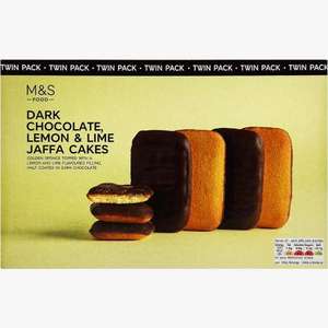 M&S Dark Chocolate Lemon & Lime Jaffa Cakes Twin Pack 2x125g 83p or Single Pack 125g 63p Instore @ Marks & Spencers (Exeter High Street)