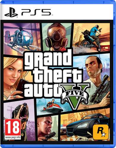 PlayStation 5 - Grand Theft Auto 5 Full Game (SP MP) Next Gen - £8.75 @ PSN Store -
