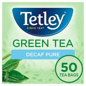Tetley Original Decaffeinated Green Tea - 50 Tea Bags £2 @ Ocado