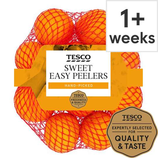 Tesco Clementine Or Sweet Easy Peeler Pack 600G clubcard price