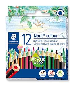STAEDTLER 185 01 C12 Noris Colour Half-Length Pencils - Assorted Colours (Pack of 12) £1.11 @ Amazon