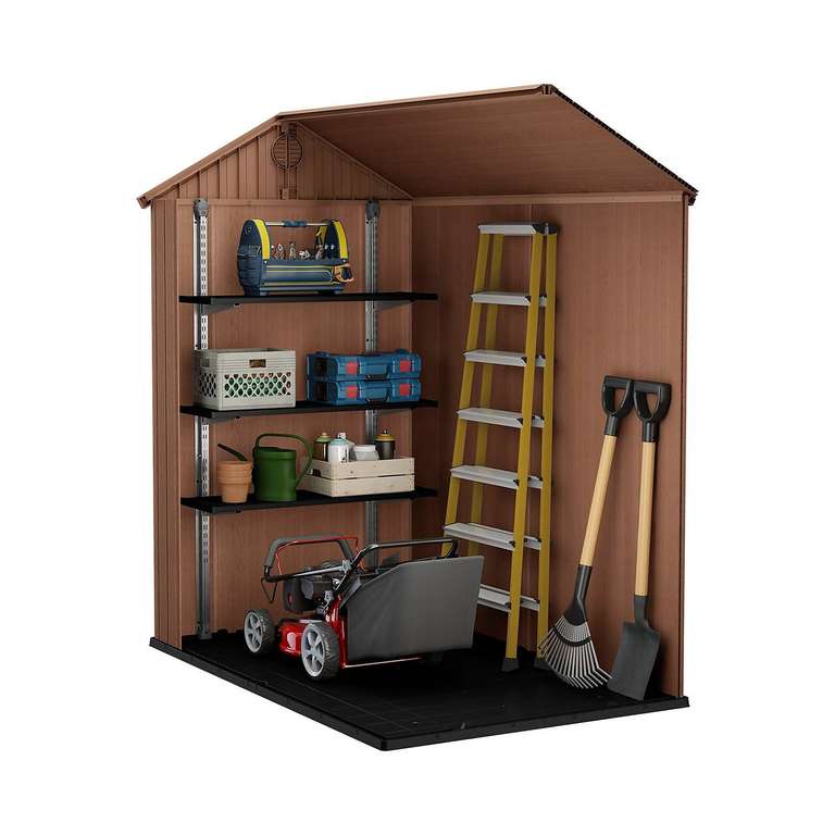 Keter Darwin 6 x 4ft (Brown) £327.25 / £294.52 with email sign up @ Homebase