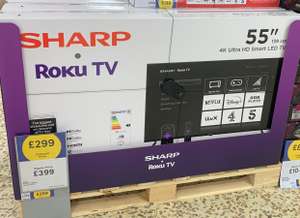 Sharp Roku Smart TV 55 inch 55FJ1K (Reading) - Clubcard Price